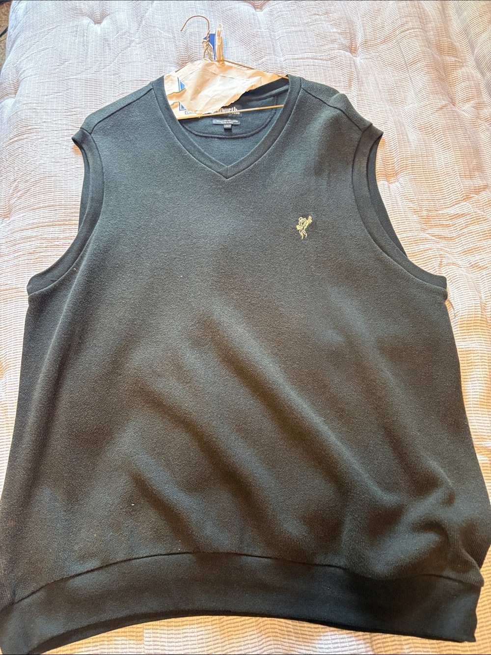 Ashworth Dark Green V-Neck Sweater Vest